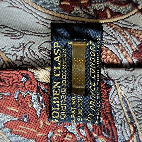 Vintage Golden clasp Prince Consort  Lady Tie - Picture 5 of 6